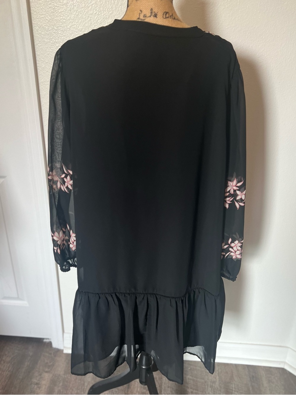 Sam And Jess Women's Plus 3/4 Sleeve Babydoll Dress- Size 2X - Picture 2 of 12